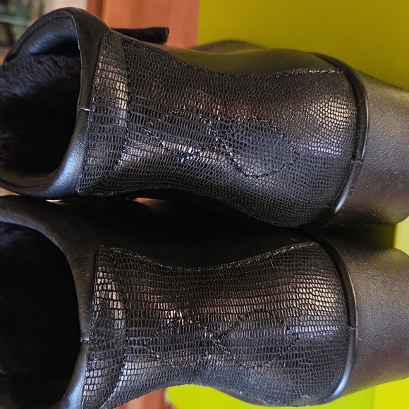 Hotter Tamara Black Leather Boots Made in England Women's Size 6.5 - Picture 10 of 10